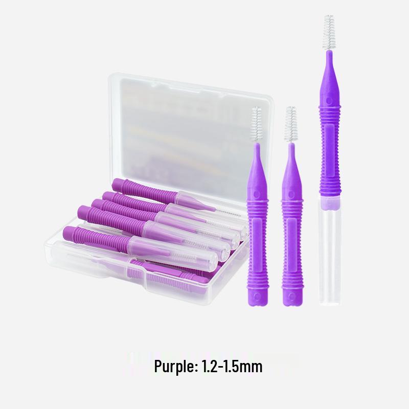 Customizable I-Type Superfine Interdental Brush for Orthodontic Care - Soft Bristles for Effective Cleaning
