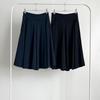 New Arrivals Open Run Women Pin Tuck Wide Banding Skirt Pants