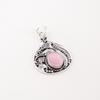 Pink Cat's Eye Gemstone 925 Sterling Silver Jewelry Handmade Women Pendant 1.45" PP-27-40