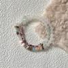 B165 Design Sense Multi Layer Bead Simple Texture Fresh Antique Style Bracelet Fresh Jade Fairy Feeling Lucky Hand Trend Bangle