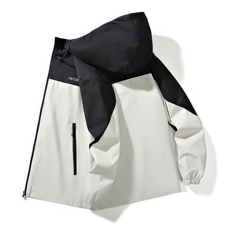 Men's Trendy Hooded Jacket for Teens - Lightweight Spring/Autumn Casual Coat