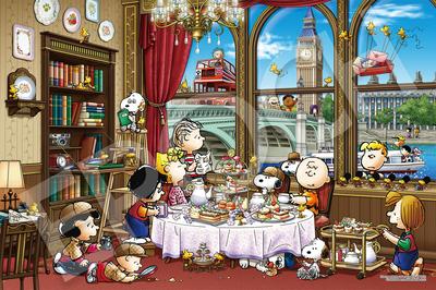 Epoch Jigsaw Puzzle Featuring PEANUTS Snoopy In London X 75 Includes a and a Score 1000-piece (50 Cm) 12-614s, Adhesive, Spatula, Ticket.