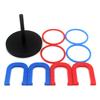 Rubber Horseshoe Circular Throwing Ring Children Intellectual Puzzle Game Toys