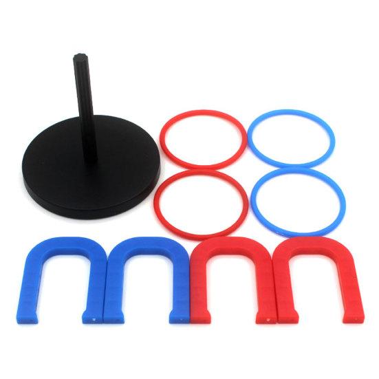 Rubber Horseshoe Circular Throwing Ring Children Intellectual Puzzle Game Toys