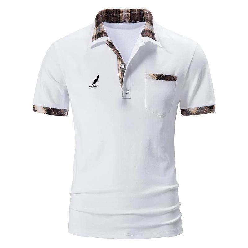 Business Men's Polo T Shirt Summer Short Sleeve Clothing Fashion Casual