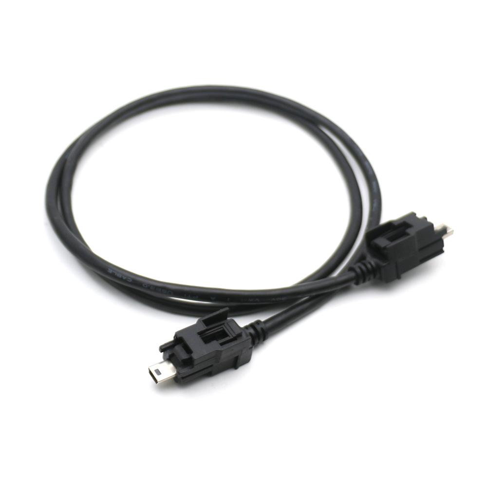 AtoCoto 4 PIN AUX Mini USB Cable Connector Socket for Nissan Teana X-trail Rogue Qashqai Radio CD Navi DA Interface