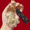 999 Pure Gold Year of the Horse Keychain Bag Charm & Mobile Phone Lanyard - Perfect Birthday Gift