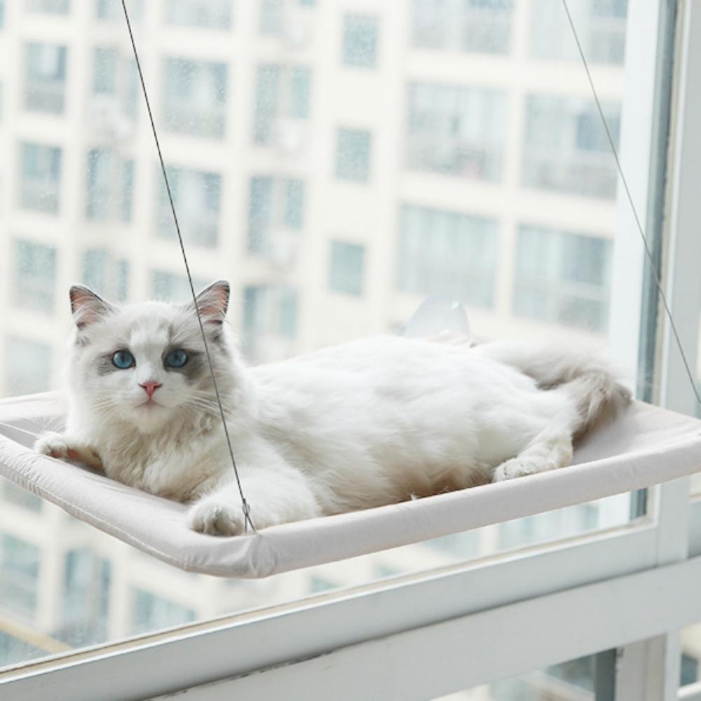 Cat Window Perch Suction Cup Cat Hammock Foldable Window Sill Cat Bed For Cats All Season Pet Sleeping Bed
