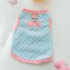 Spring and Summer Contrasting Color Checkerboard Cat Vest Into Cat Kitten Spring Two Feet Leash Pet Cat Clothes