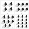 4/6/8/12pcs Acrylic Clear Hat Stand Wall Mount Baseball Caps Hangers Reliable Hat Organizer Easy Installation Hat Rack