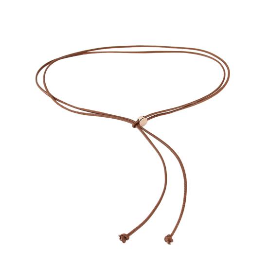 Imitation Women Waist Belt Adjustable Length Leather Belt Fashion Accessory