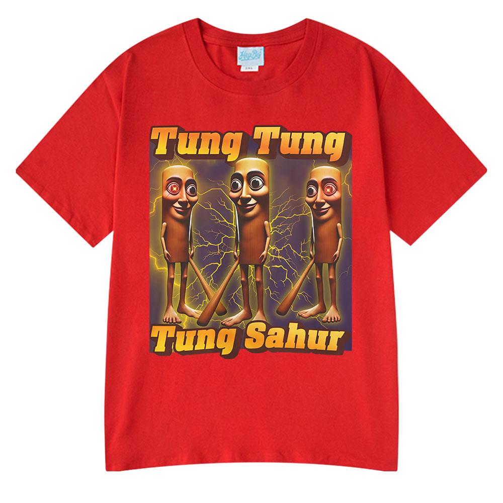 

Tung Tung Tung Sahur Funny Baseball Bat Meme Italian Brainrot Tshirt Unisex Women Clothing Fashion T Shirts Summer ONeck Tshirts S