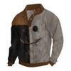 Men's Halloween Printed Corduroy Button Shirt