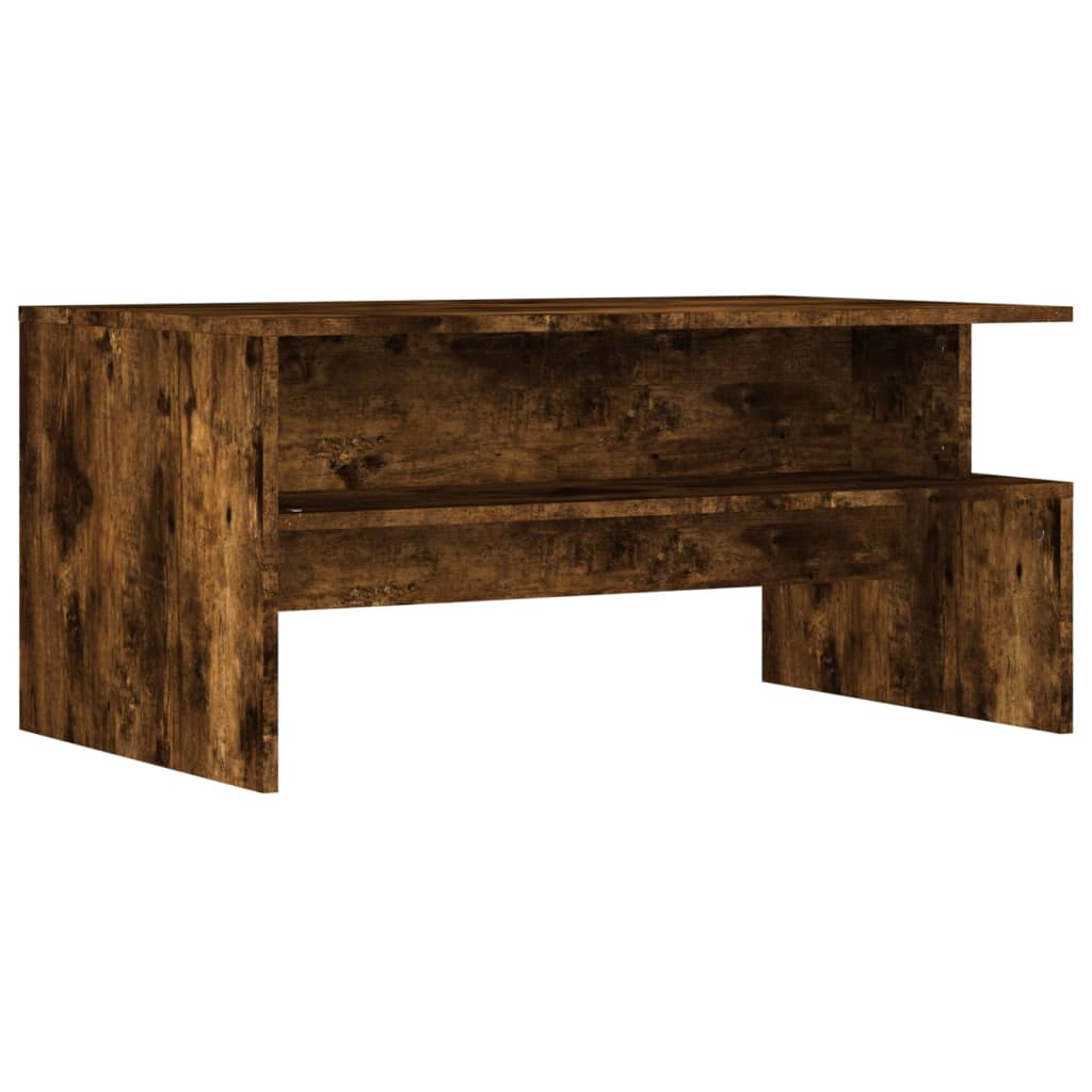 Coffee Table Smoked Oak 90x55x42.5 cm Particleboard