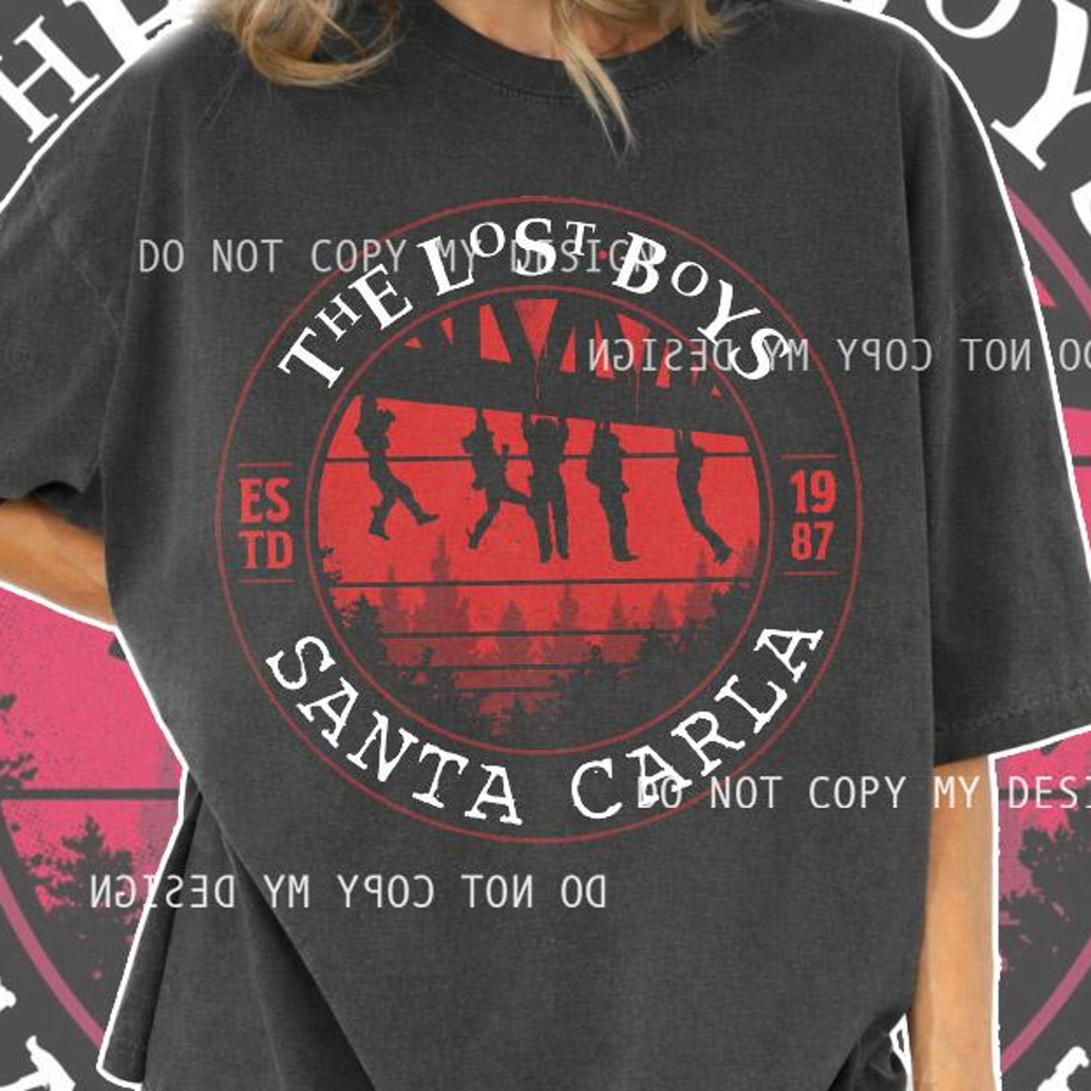The Lost Boys Santa Carla 1987 Shirt, Vintage The Lost Boys Horror Movie T-Shirt, Retro 80s Vampire Film Tee, Cult Classic Horror Shirt 4XL