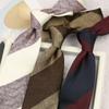 Adjustable Shirt Necktie Soft Men Cravat Fashion Striped Tie  Boys