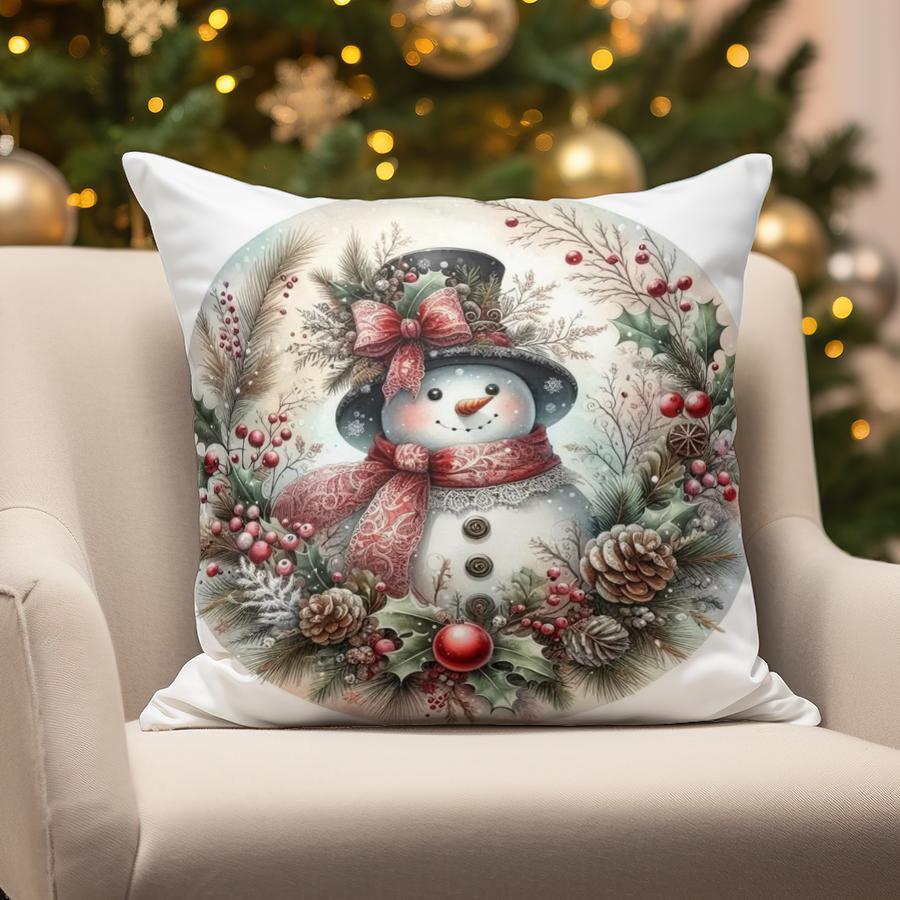Home Decor Christmas Cute Animal Pillows Suitable For Sofa Bedroom Car Pillow Cover Cushion Rectangular Back Cushion