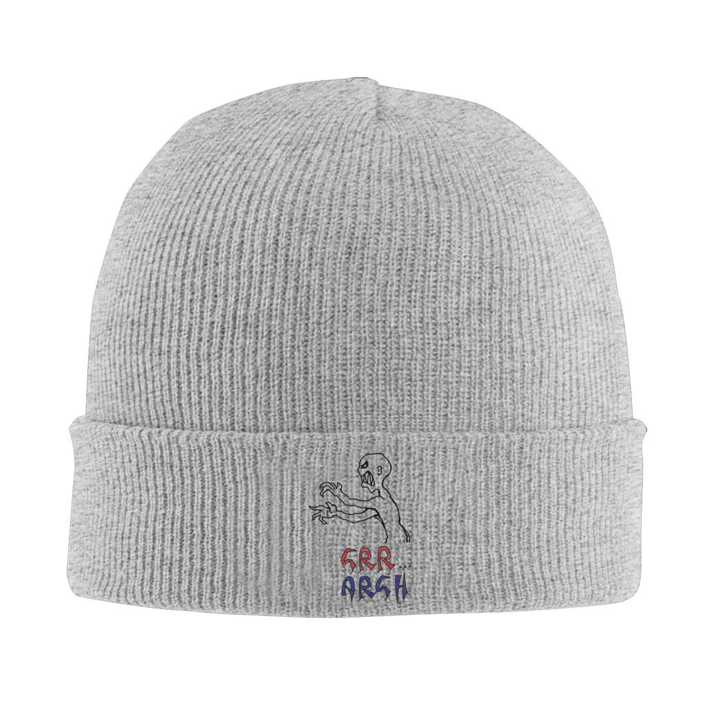 grr...argh with colour Winter Skullies Beanies Hat Warm Autumn Knitted Hats Bonnet Caps for Women Men