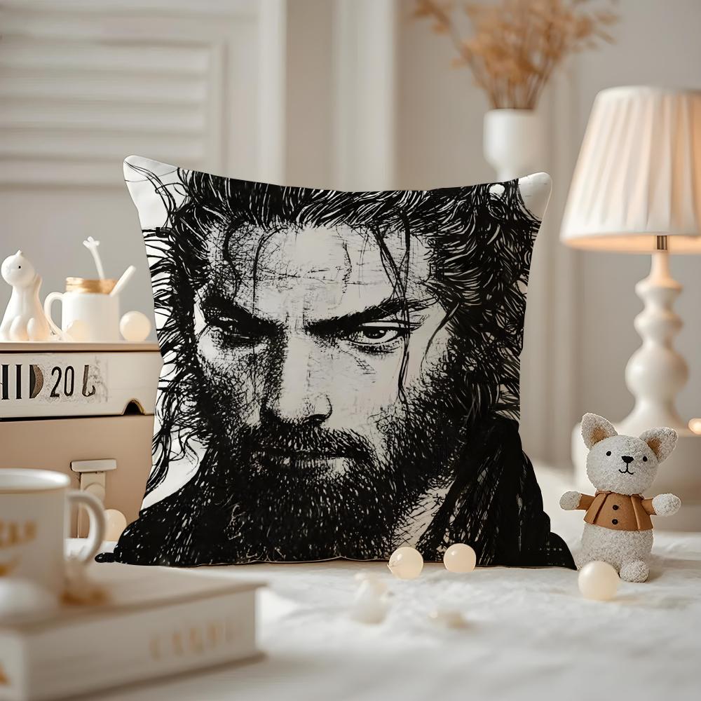 Vagabond-S Anime Kissenbezug Musterbedruckt Kissenhülle Für Wohnzimmer Sofakissenbezug & Schlafzimmer Dekoration