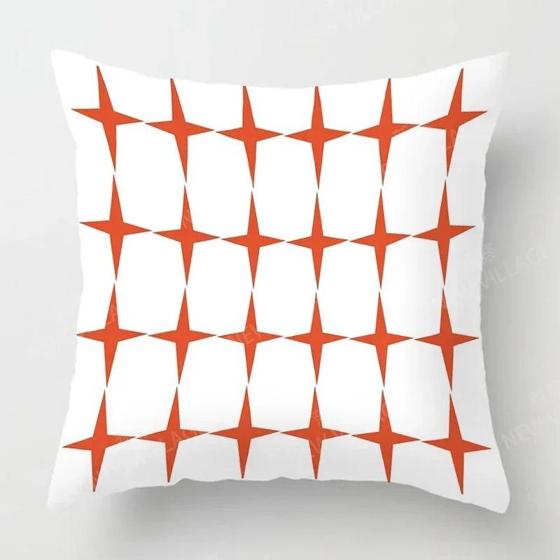 Nordic Fall Home Decor Autumn Throw Pillow Case Sofa Cushion Cover Modern X X Geometry