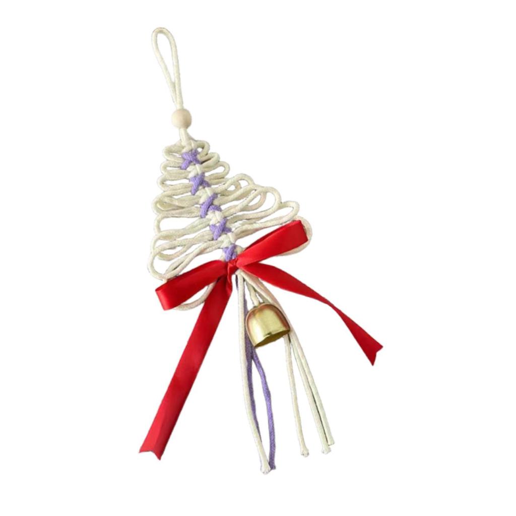 Christmas Tree Pendant Hanging Ornament Christmas Decoration Multifunctional Creative with Bell for Living Room Festive Home