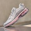 Li Ning Fuyao 2.0 Fabric Slip Resistant Abrasion Resistant Support Low top Running Shoes Women's Silver Pink ARXU002-12