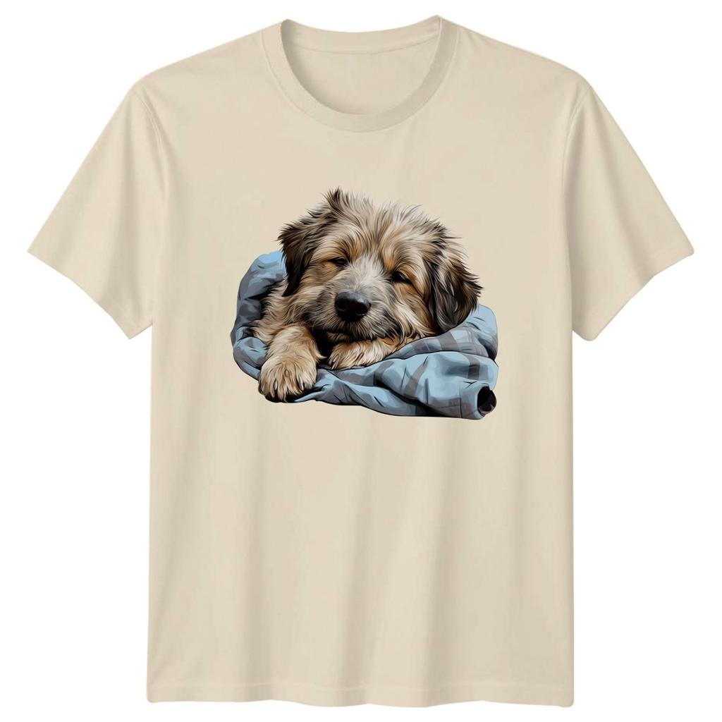 Cozy Puppy Dog Animals Unisexs TShirt Unisexs Graphic Tee Unisex Top