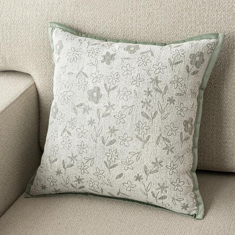 Skin-friendly Chenille Pillow Cover Cushion Cover (excluding Filling) Living Room Sofa Decoration Cushion Cover