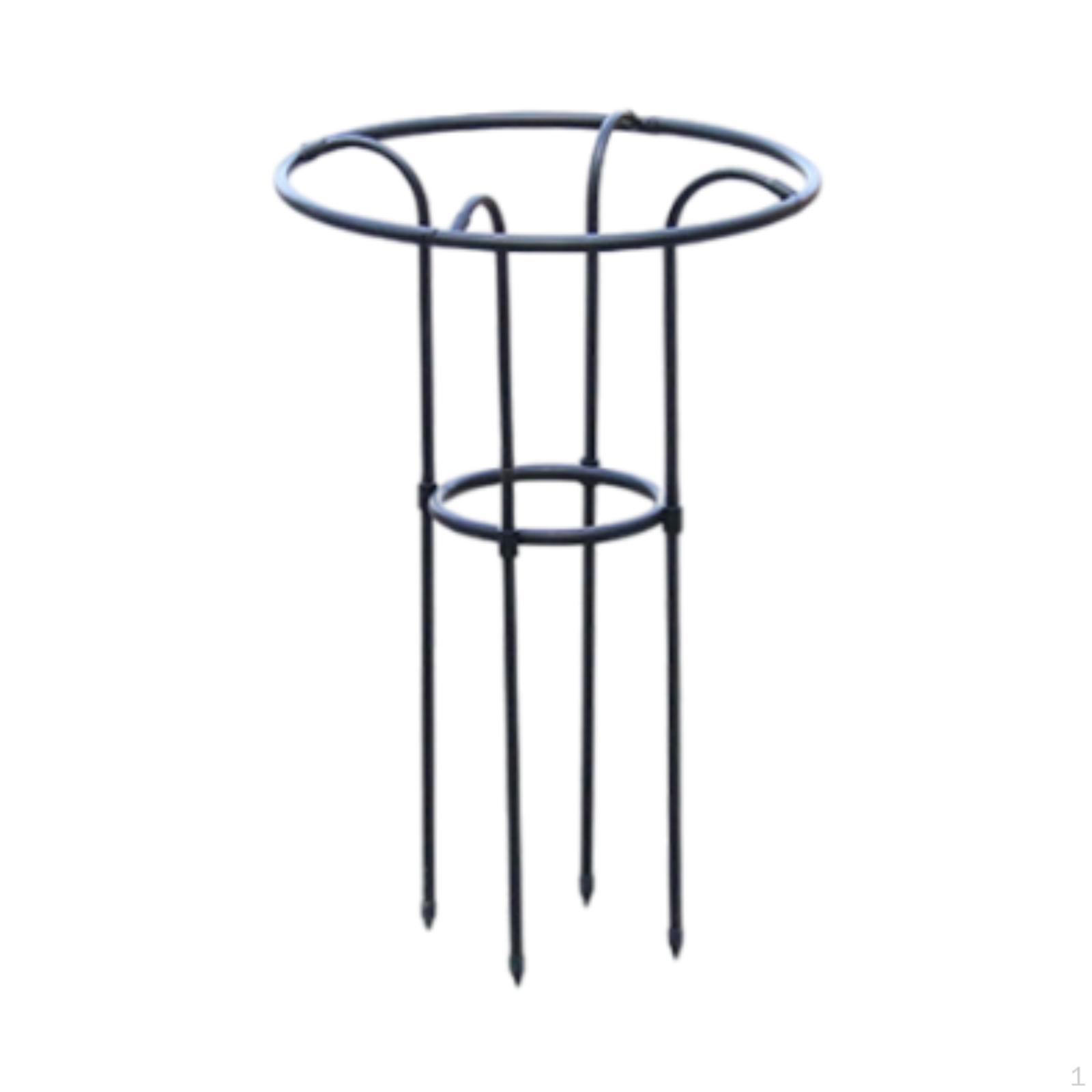 

Садовый обелиск шпалера садоводство вьющаяся рама подставка для цветов инструменты вертикальный зонт для 70cm чёрный