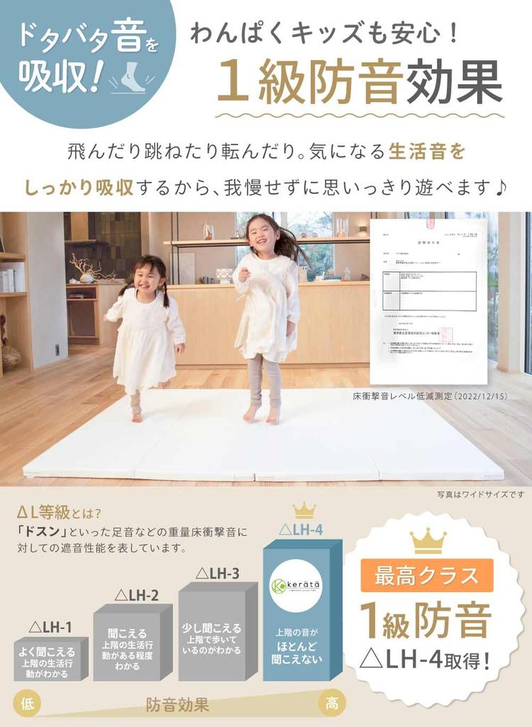 Keratta Seamless Folding Play Mat for Babies, Zero Gap, Easy To Clean, Level 1 Soundproof, Waterproof, Thick