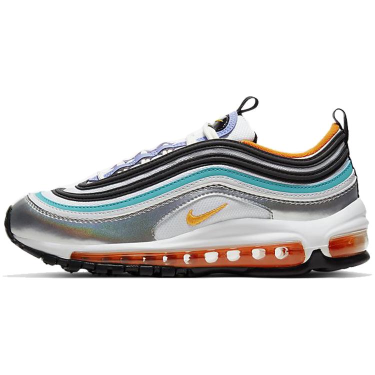 New Nike Air Max 97 Dtn Metallic Silver GS CW0989-001