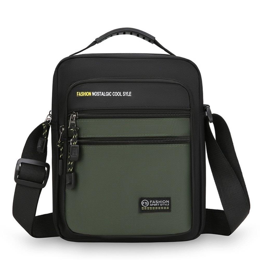High Quality Oxford Men Crossbody Bag Multi-Pockets Storage Bag Single Shoulder Bags Big Capacity Business Crossbody Bags Gift