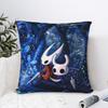 Hollow Knight Silksong quadratische Kissenbezüge, Spielkissenbezüge, personalisierte dekorative Kissenbezüge mit Reißverschluss für Zuhause