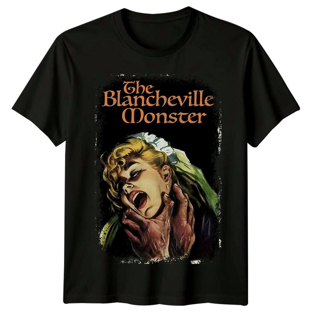 Монстр Бланшвилля (1963) Футболка в стиле кинопостера, ретро, ​​унисекс. XL
