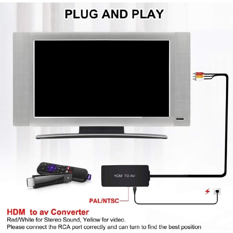 1080P HDTV Male to 3RCA Video Cable HDTV to 3RCA Cable Connector Adapter for HDTV Gaming Console Accessories