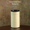 Retro Cowhide Paper Tea Can: Green & White Tea Storage Box