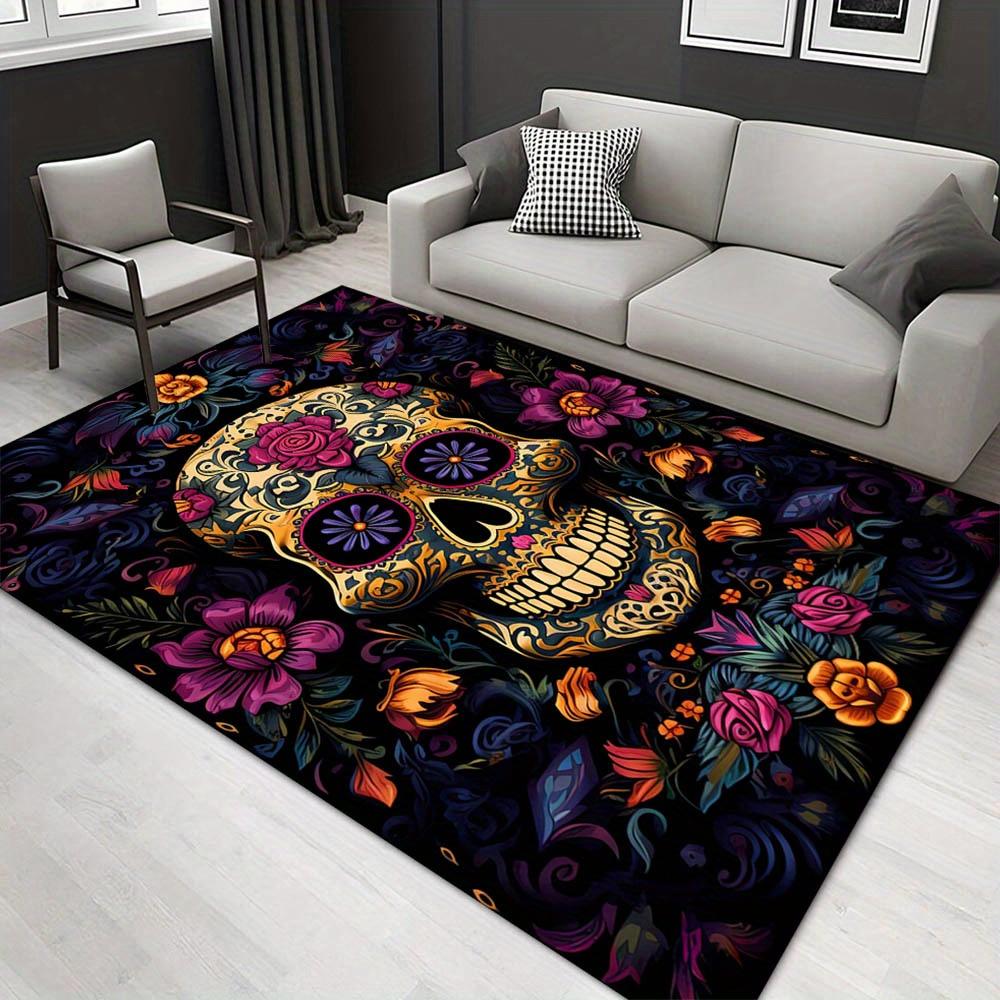 

1pc 1731052324Pattern Carpet, Area Rug For Living Room Bedroom Room Bed Chair Laundry Entryway Corridor Yard Non-slip Outdoor Camping Rug Fl 60cm by 90cm