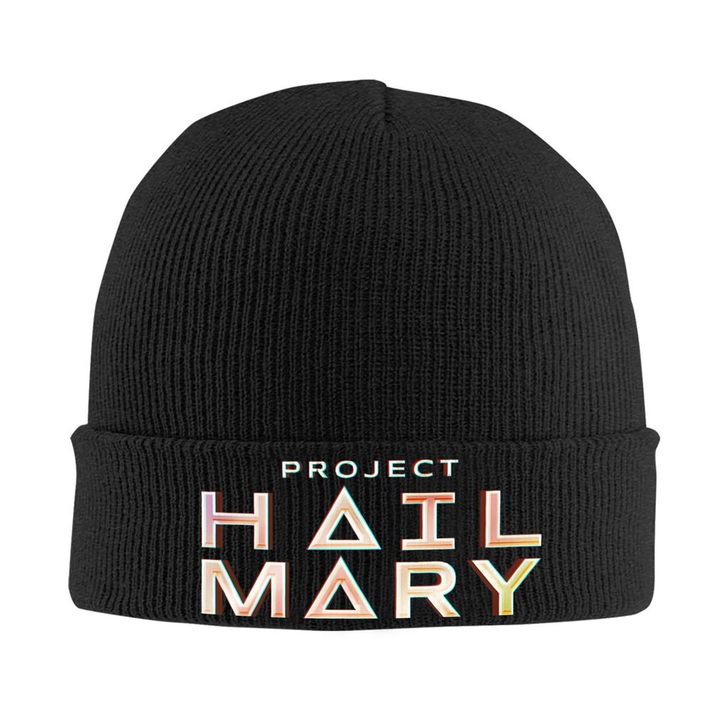 Project Hail Mary  Knitted Hat  Vintage Caps Unisex Adult Gym Beanie Hats Autumn Winter Pattern Elastic Bonnet Hats