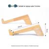Supporto per Laptop in Legno Massello con Ricarica Wireless