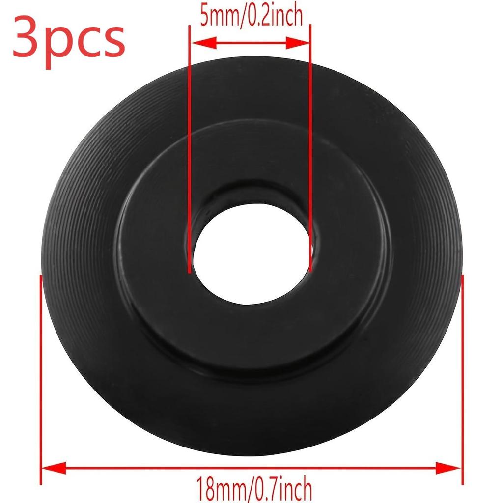1/3 Stück Ersatzrad, Ersatzrad für Rohrschneider, Kupferrohrschneider, Rohrschneiderklinge, Ersatzrad für Schlauchschneider