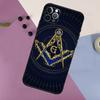 Freemasonry Logo Symbol Phone Case For iPhone 16 15 14 13 12 11 17 Pro Max 13 mini 16 Plus 16e 17 Air Bumper Cover