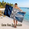 Brighton & Hove Albion Football Design Beach Towel Custom Text Large Towel for Beach Vacation