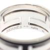 HERMES  #13(JP Size)  ring black Silver925 Women