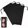Microfiber Glasses Bags Black Eyeglasses Pouch High Quality Glasses Case