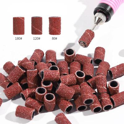 100 STÜCKE 80'' 120'' 180 "Nail art Schleifband Datei für Elektrische Nagel Bohrer Maniküre Maschine