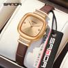 Top Brand Fashion Elegant Women's Watch Square Dial Quartz Watch Luxury Waterproof Ladies Wristwatch Reloj Girlfriend Gift