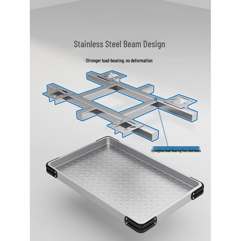 HANDUNYOU Heavy-Duty Folding Flatbed Cart
