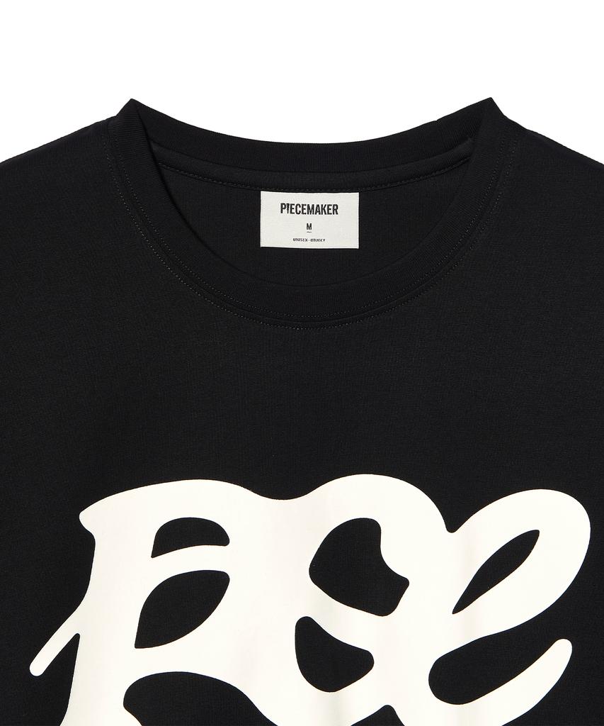 PEACE MAKER Pce Wave Big Logo Tee (Black)