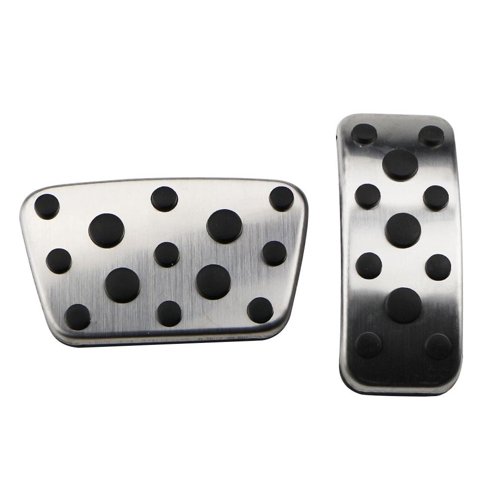 2Pcs/set Car Pedals Auto Pedal Cover for Toyota Camry Highlander Land Cruiser Fortuner for Lexus ES RX IS LS LX CT200H AT