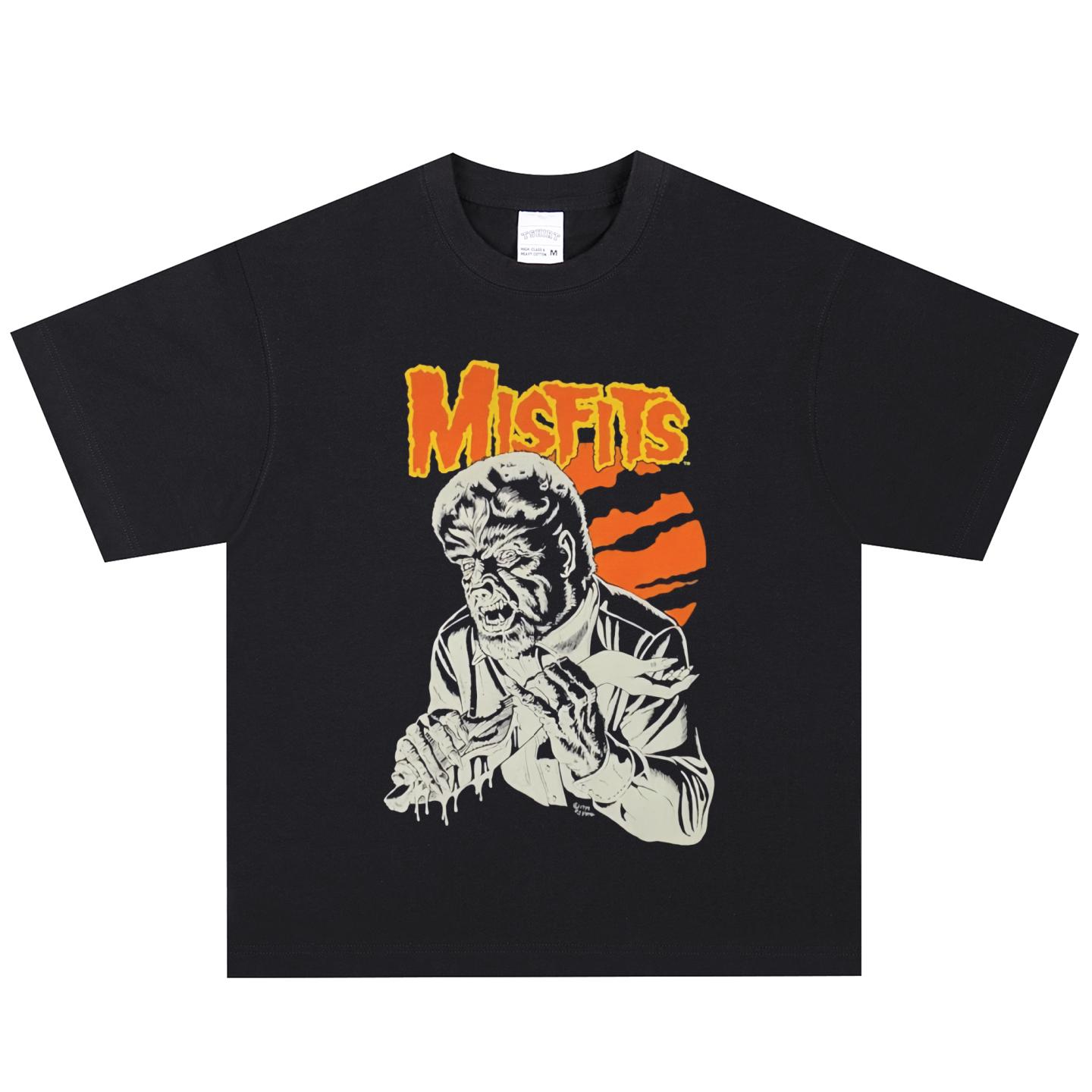 Misfits T-Shirt, Soft Fabric Casual Daily Wear L